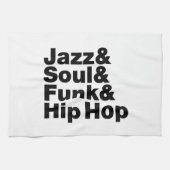 Jazz & Soul & Funk & Hip Hop Handtuch (Horizontal)