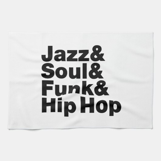 Jazz & Soul & Funk & Hip Hop Handtuch (Horizontal)