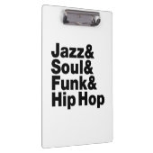 Jazz & Soul & Funk & Hip Hop Klemmbrett (Rechts)