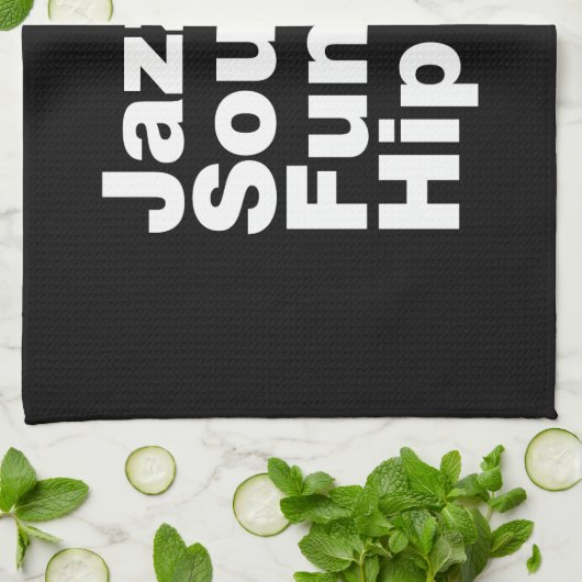 Jazz & Soul & Funk & Hip Hop Küchentuch (Gefaltet)