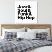 Jazz & Soul & Funk & Hip Hop Leinwanddruck (Insitu (Schlafzimmer))
