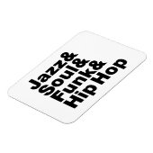 Jazz & Soul & Funk & Hip Hop Magnet (Linke Seite)
