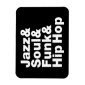 Jazz & Soul & Funk & Hip Hop Magnet (Vertikal)