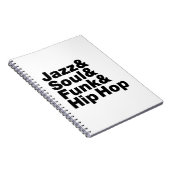 Jazz & Soul & Funk & Hip Hop Notizblock (Rechte Seite)