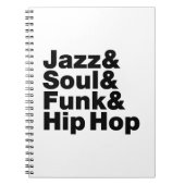 Jazz & Soul & Funk & Hip Hop Notizblock (Vorderseite)