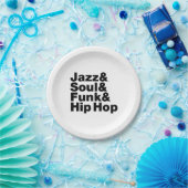 Jazz & Soul & Funk & Hip Hop Pappteller (Party)