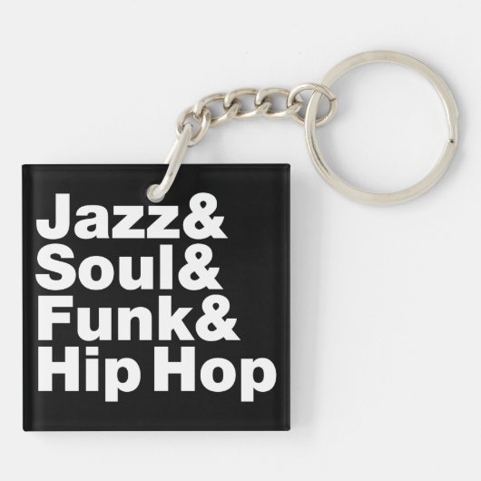 Jazz & Soul & Funk & Hip Hop Schlüsselanhänger (Rückseite)