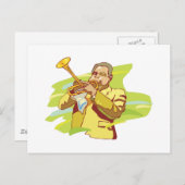 Jazz-Soul Postkarte (Vorne/Hinten)