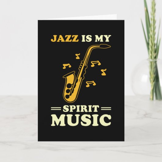 Jazz Sprichwort Gift Karte (Vorderseite)