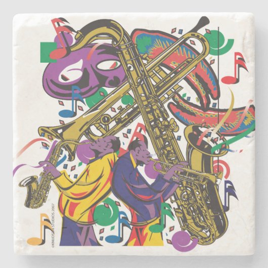 JAZZ STEINUNTERSETZER (Vorderseite)