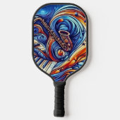 Jazz Symphony Pickleball Schläger (Rückseite)