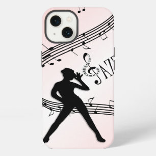 Jazz-Tanz Pinke Musik iPhone 13 Hülle