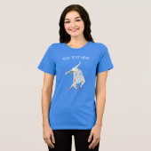 Jazz Tänzerin Tri-Blend Shirt (Vorderseite voll)