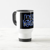 Jazz-Tasse - wählen Sie Stil & Farbe Reisebecher (Vorderseite Links)