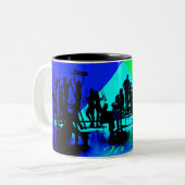 Jazz-Tasse Zweifarbige Tasse (Vorderseite Links)