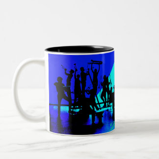 Jazz-Tasse Zweifarbige Tasse