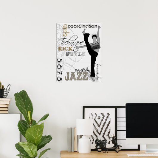 Jazz Technique Poster (Heimbüro)