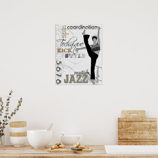 Jazz Technique Poster (Küche)