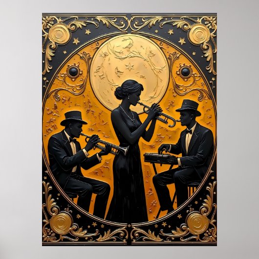 Jazz Trio Poster (Vorne)