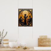 Jazz Trio Poster (Küche)