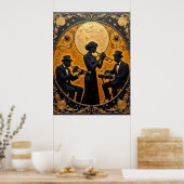 Jazz Trio Poster (Küche)