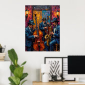 Jazz Trio Poster (Heimbüro)
