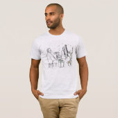 Jazz-Trio T-Shirt (Vorne ganz)