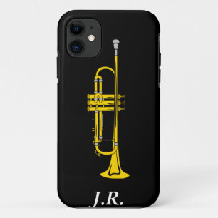 Jazz Trompete füge deine Initialien hinzu passend Case-Mate iPhone Hülle
