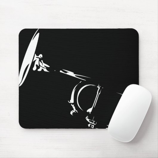 Jazz-Trompete Mousepad (Mit Mouse)