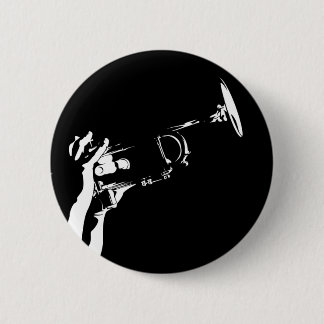 Jazz-Trompete-Spieler-Knopf-Abzeichen Button