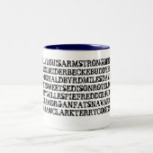 Jazz-Trompeter 1 Zweifarbige Tasse (Mittel)