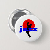 Jazz-Trompeter Button (Vorne & Hinten)