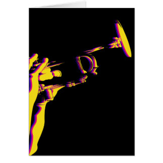 Jazz-Trompeters-Karte