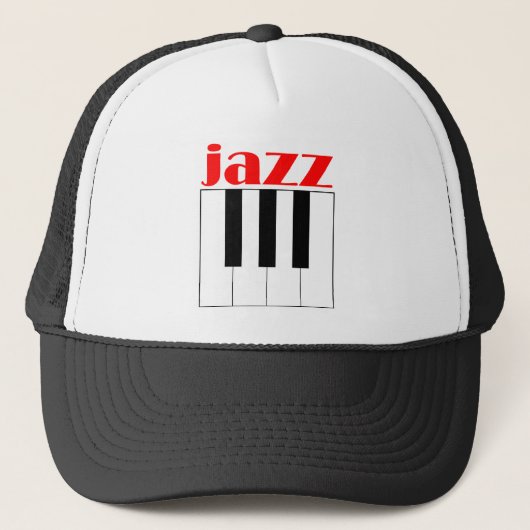 Jazz Truckerkappe (Vorderseite)