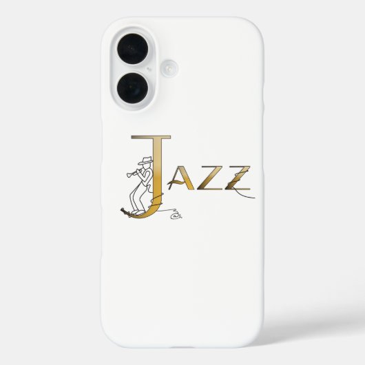 Jazz Trumpet Gold Phone Case (Rückseite)