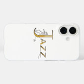 Jazz Trumpet Gold Phone Case (Rückseite (Horizontal))