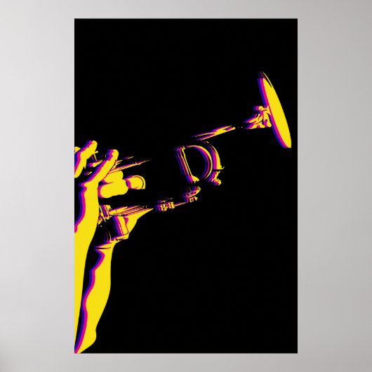 Jazz Trumpet Poster (Vorne)