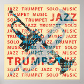 Jazz Trumpet Poster (Vorne)