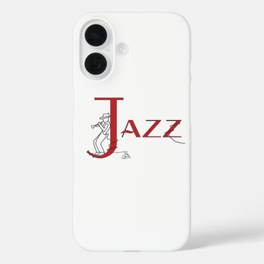 Jazz Trumpet Red Phone Case (Rückseite)