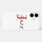 Jazz Trumpet Red Phone Case (Rückseite (Horizontal))