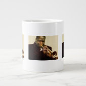 Jazz Trumpeter Jumbo-Tasse (Vorderseite)