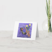 Jazz-Typ-Grußkarte Karte (Vorderseite)