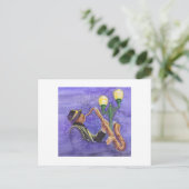 Jazz Typ Postkarte (Stehend Vorderseite)