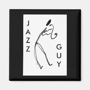 Jazz-Typ-Quadrat-Magnet Magnet