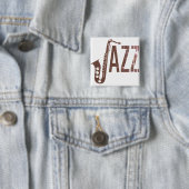 Jazz Typography Sax Button (Beispiel)