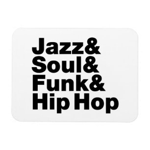 Jazz u. Soul u. Funk u. angesagtes Hopfen Magnet