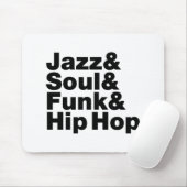 Jazz u. Soul u. Funk u. angesagtes Hopfen Mousepad (Mit Mouse)