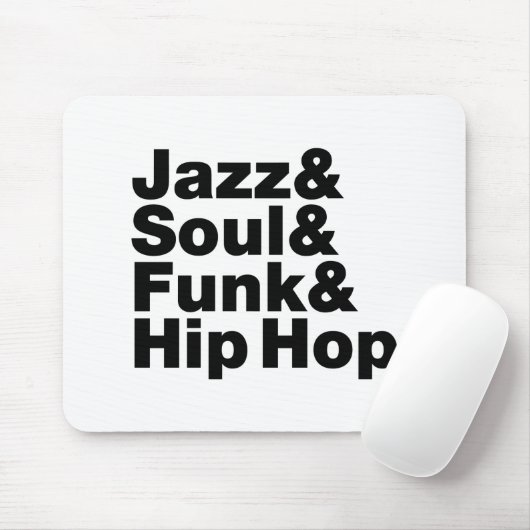 Jazz u. Soul u. Funk u. angesagtes Hopfen Mousepad (Mit Mouse)