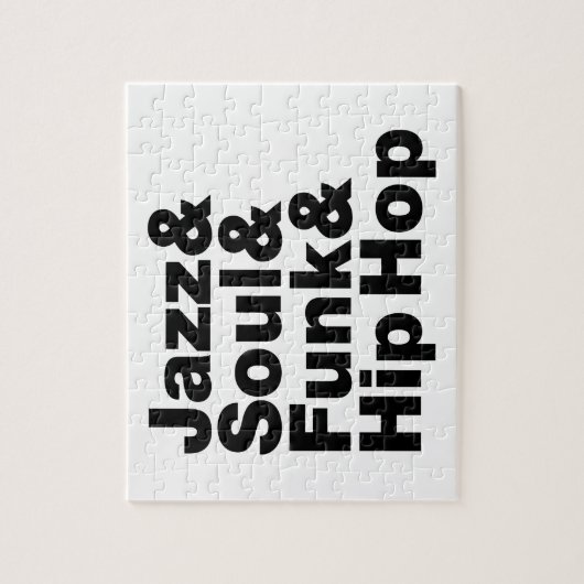 Jazz u. Soul u. Funk u. angesagtes Hopfen Puzzle (Vertikal)