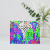 Jazz und Blues Postkarte (Stehend Vorderseite)